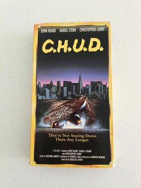 VTG 1992 C.H.U.D. VHS Star Maker Entertainment Cult Creature Horror Tape